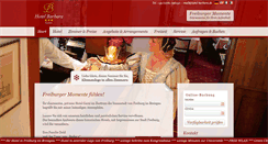 Desktop Screenshot of hotel-barbara.de